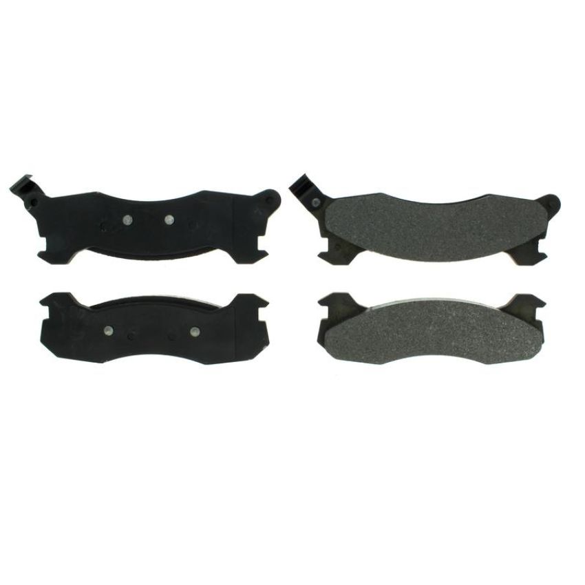 CENTRIC PARTS 102.02040 C-Tek Semi-Metallic Brake Pads with Shims