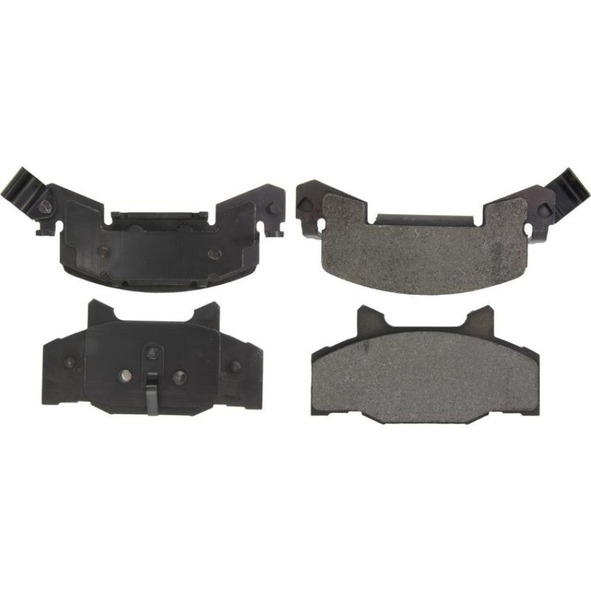 CENTRIC PARTS 102.02140 C-Tek Semi-Metallic Brake Pads with Shims