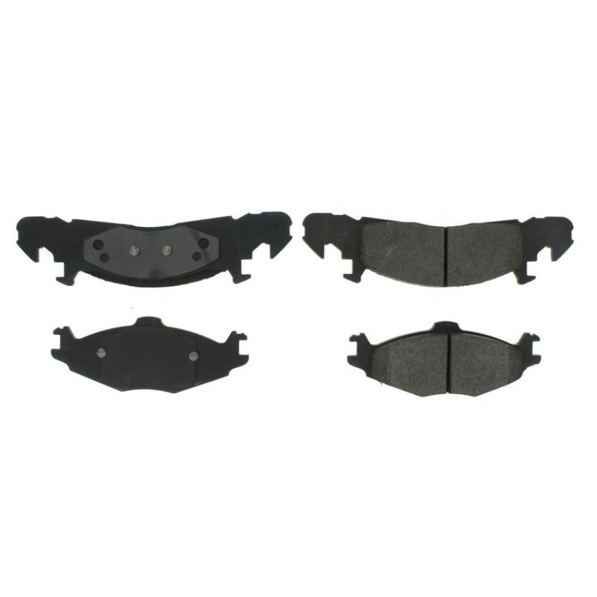 CENTRIC PARTS 102.02590 C-Tek Semi-Metallic Brake Pads with Shims