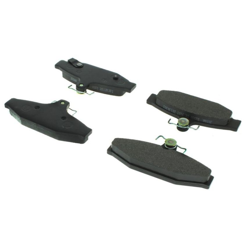 CENTRIC PARTS 102.02950 C-Tek Semi-Metallic Brake Pads with Shims