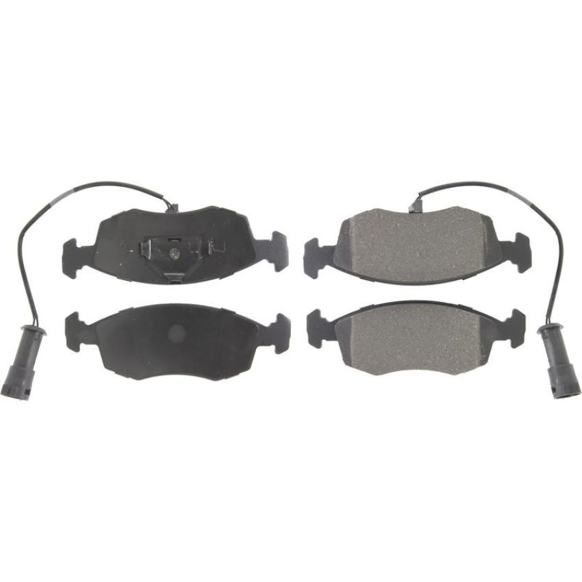 CENTRIC PARTS 102.02980 C-Tek Semi-Metallic Brake Pads with Shims