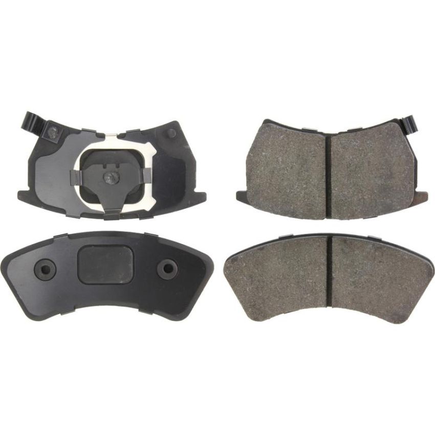 CENTRIC PARTS 102.03480 C-Tek Semi-Metallic Brake Pads with Shims