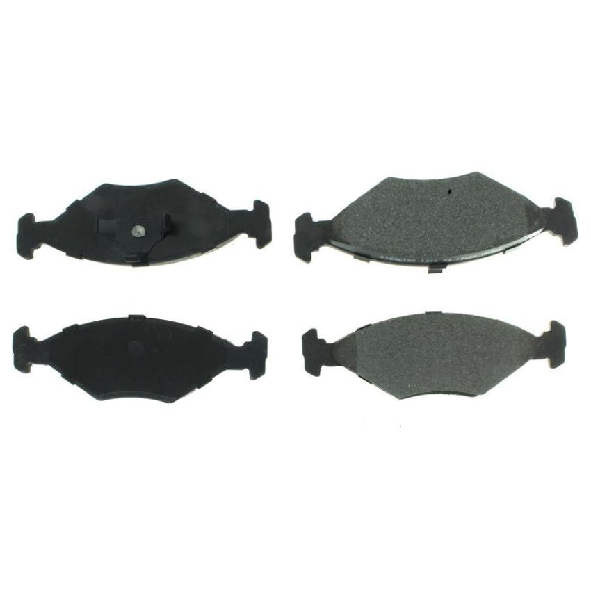 CENTRIC PARTS 102.03501 C-Tek Semi-Metallic Brake Pads with Shims