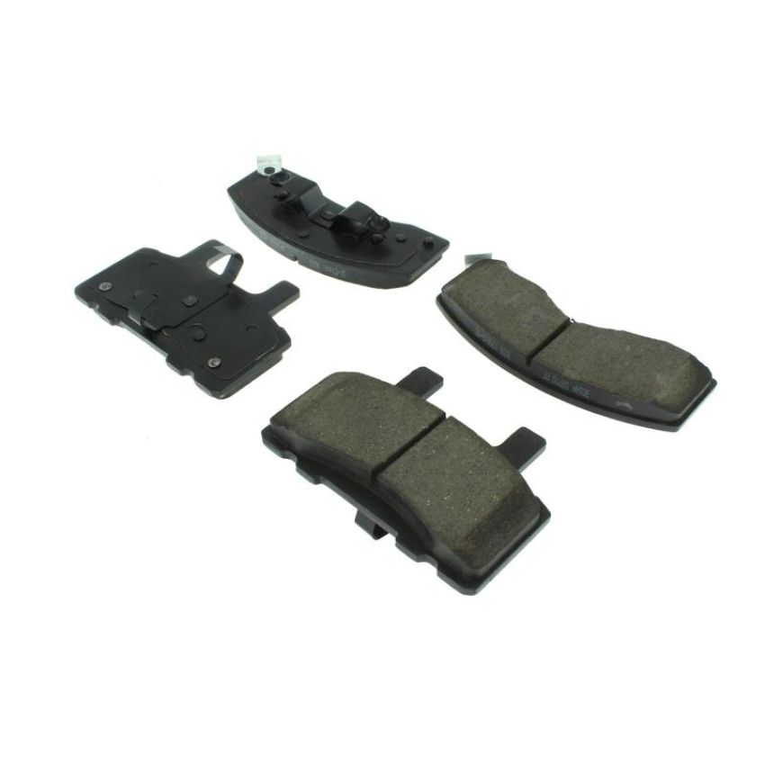 CENTRIC PARTS 102.03700 C-Tek Semi-Metallic Brake Pads with Shims
