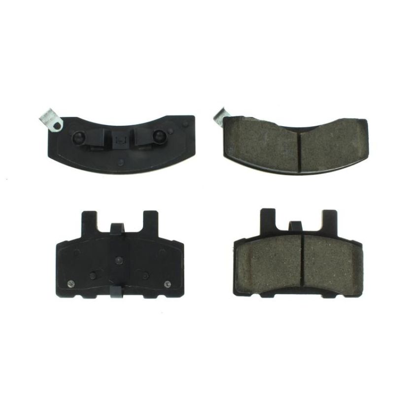 CENTRIC PARTS 102.03700 C-Tek Semi-Metallic Brake Pads with Shims