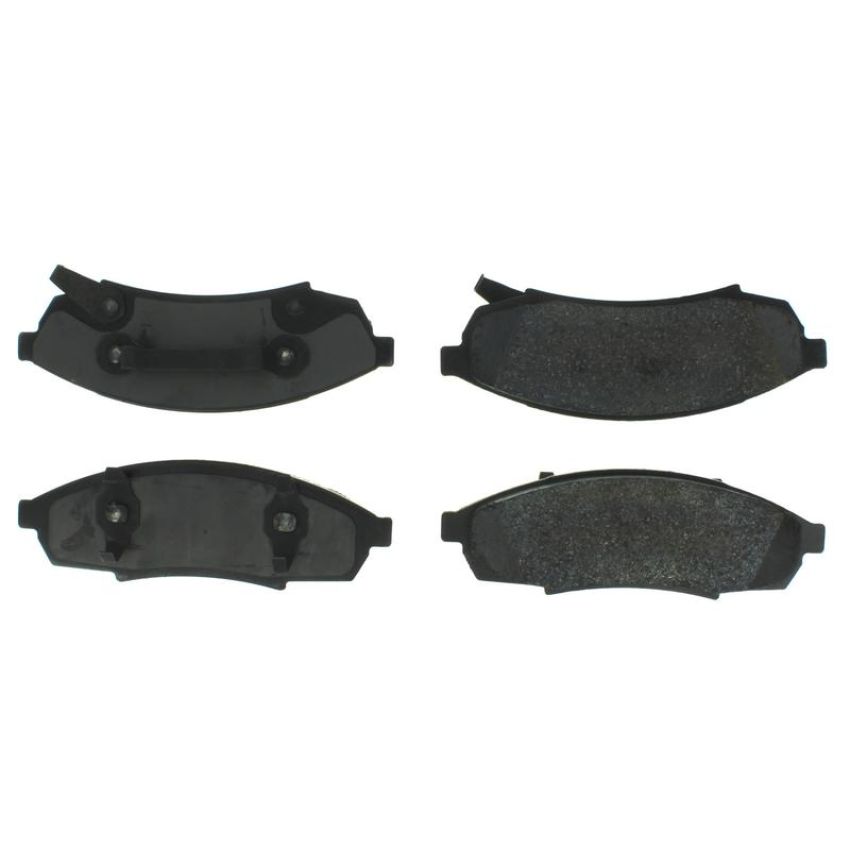 CENTRIC PARTS 102.03760 C-Tek Semi-Metallic Brake Pads with Shims