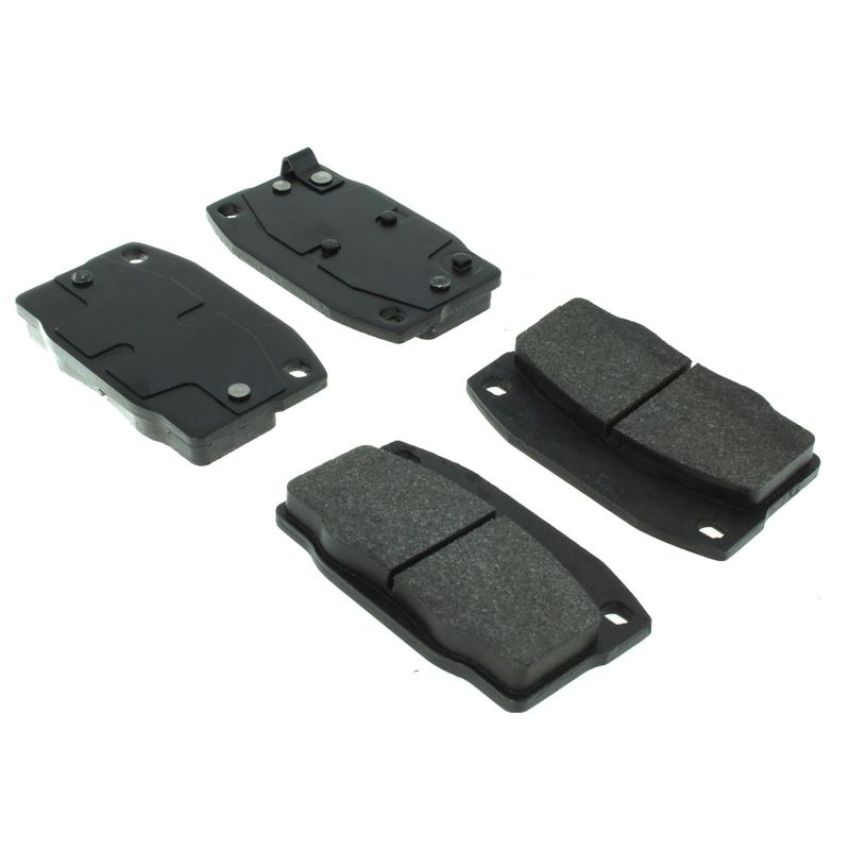 CENTRIC PARTS 102.03780 C-Tek Semi-Metallic Brake Pads with Shims