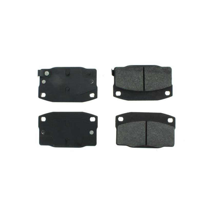 CENTRIC PARTS 102.03780 C-Tek Semi-Metallic Brake Pads with Shims