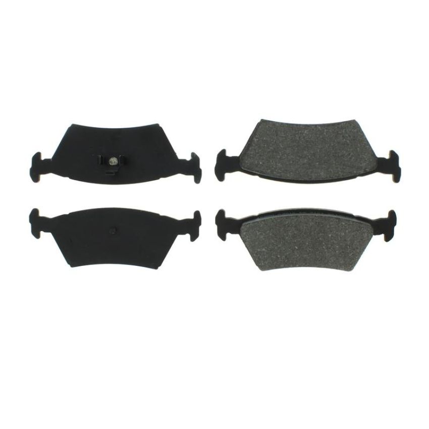 CENTRIC PARTS 102.03810 C-Tek Semi-Metallic Brake Pads with Shims