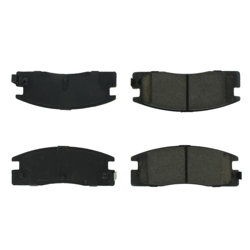 CENTRIC PARTS 102.03980 C-Tek Semi-Metallic Brake Pads with Shims