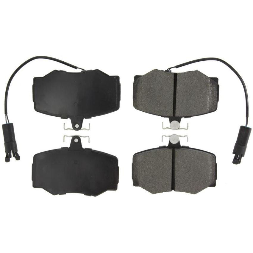CENTRIC PARTS 102.04071 C-Tek Semi-Metallic Brake Pads with Shims