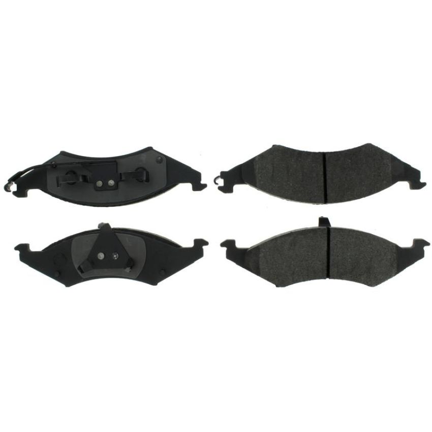 CENTRIC PARTS 102.04210 C-Tek Semi-Metallic Brake Pads with Shims
