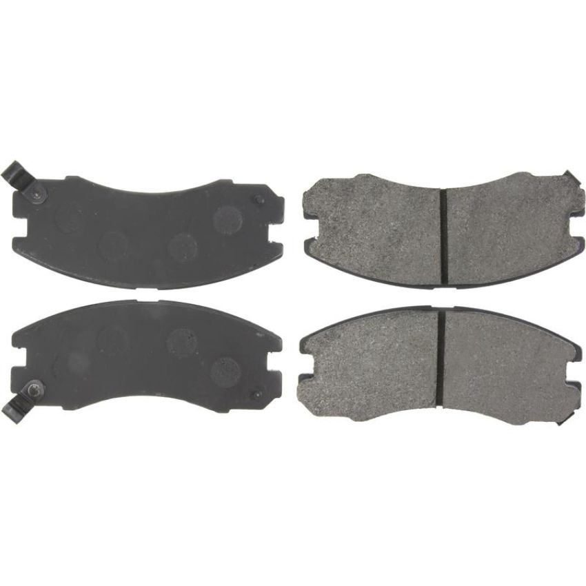 CENTRIC PARTS 102.04370 C-Tek Semi-Metallic Brake Pads with Shims