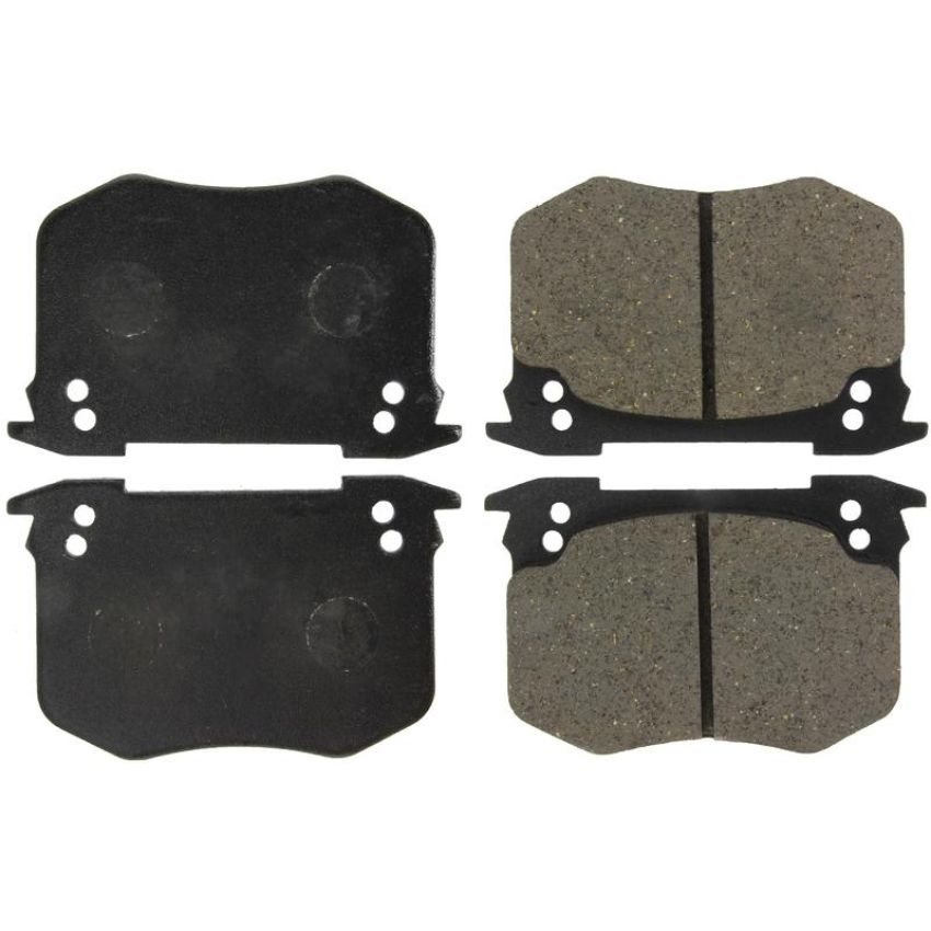 CENTRIC PARTS 102.04530 C-Tek Semi-Metallic Brake Pads with Shims
