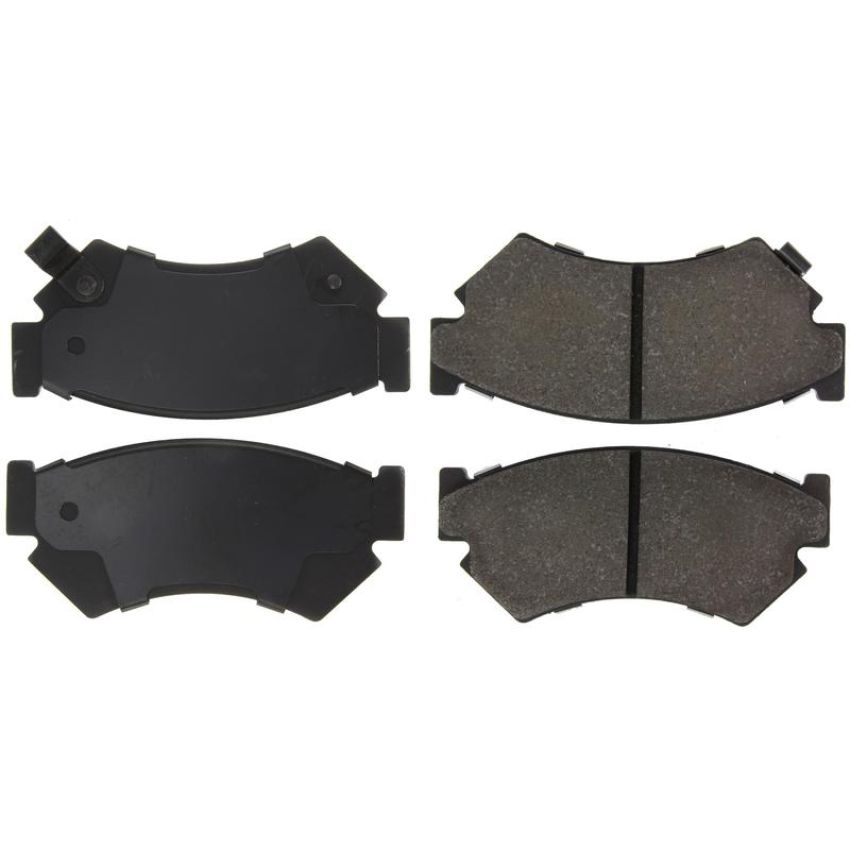 CENTRIC PARTS 102.04800 C-Tek Semi-Metallic Brake Pads with Shims