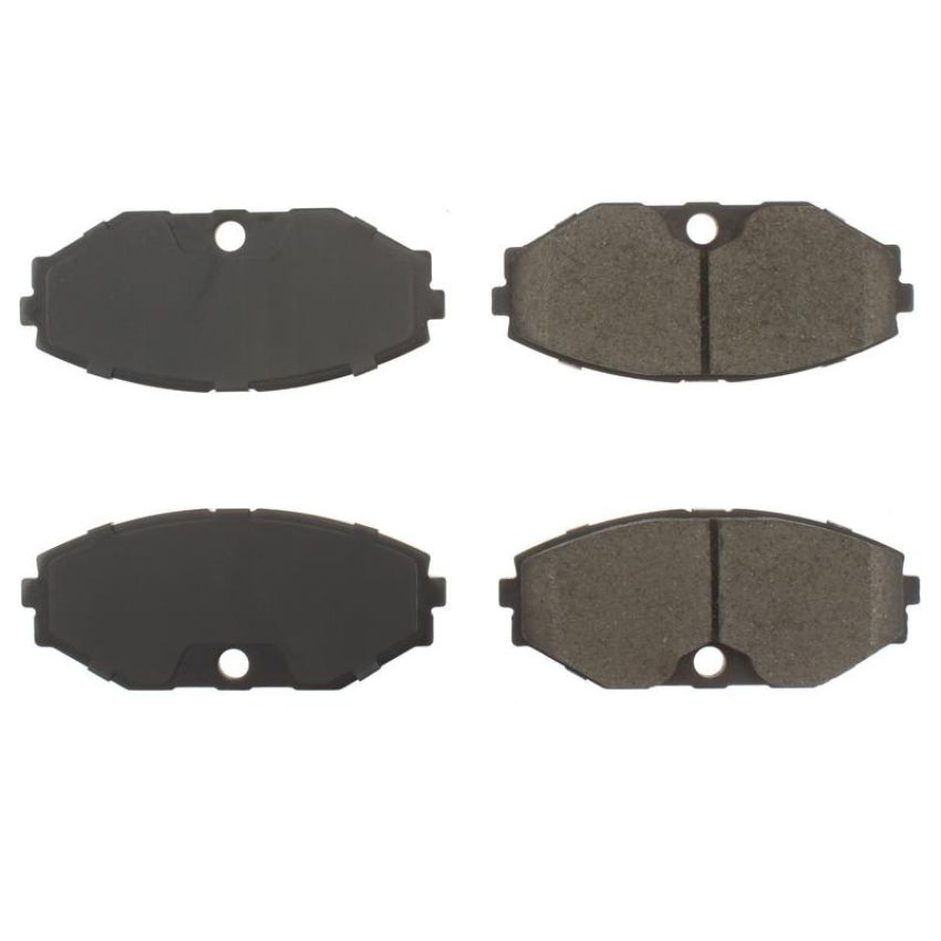 CENTRIC PARTS 102.04860 C-Tek Semi-Metallic Brake Pads with Shims