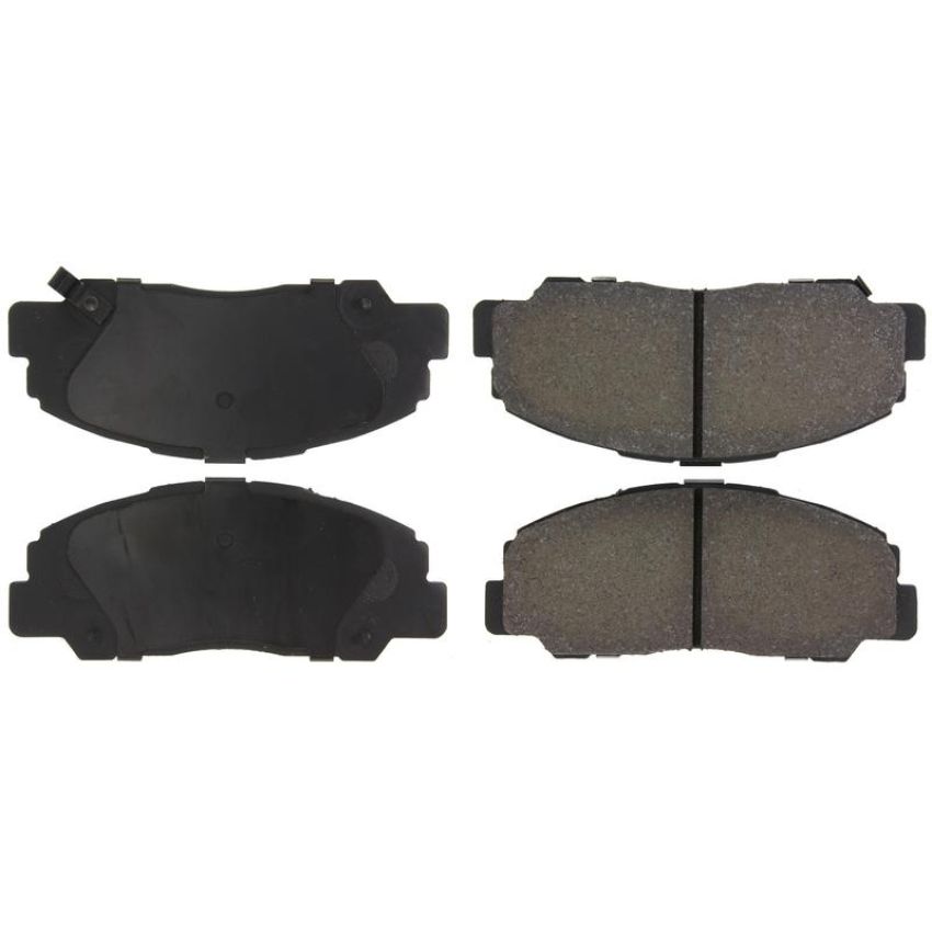 CENTRIC PARTS 102.04900 C-Tek Semi-Metallic Brake Pads with Shims