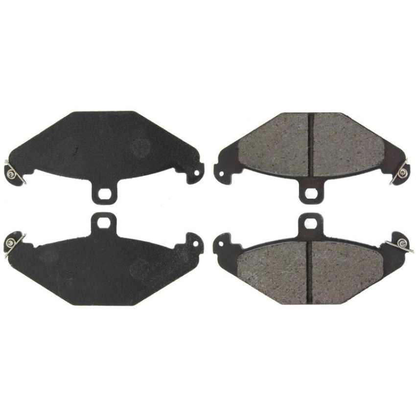 CENTRIC PARTS 102.04910 C-Tek Semi-Metallic Brake Pads with Shims