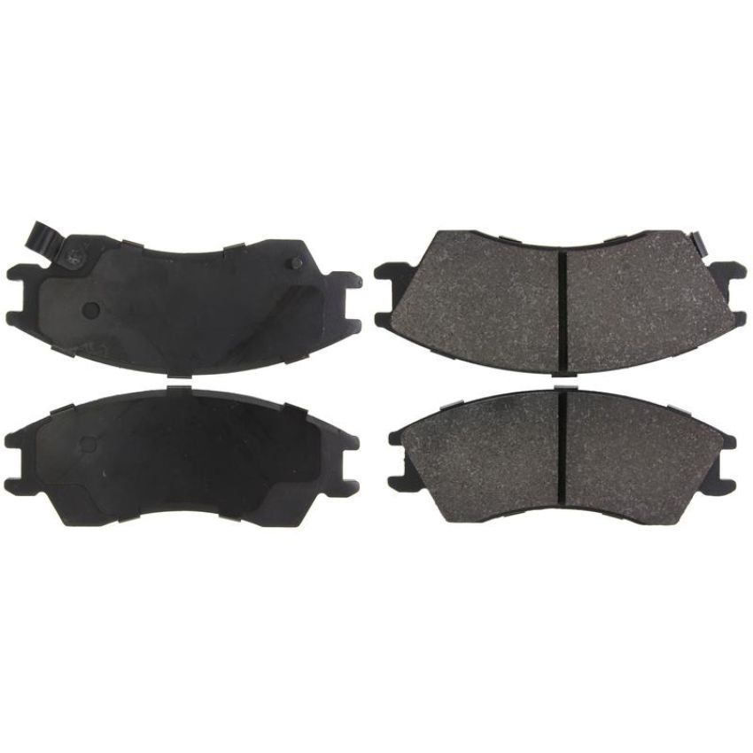 CENTRIC PARTS 102.04980 C-Tek Semi-Metallic Brake Pads with Shims