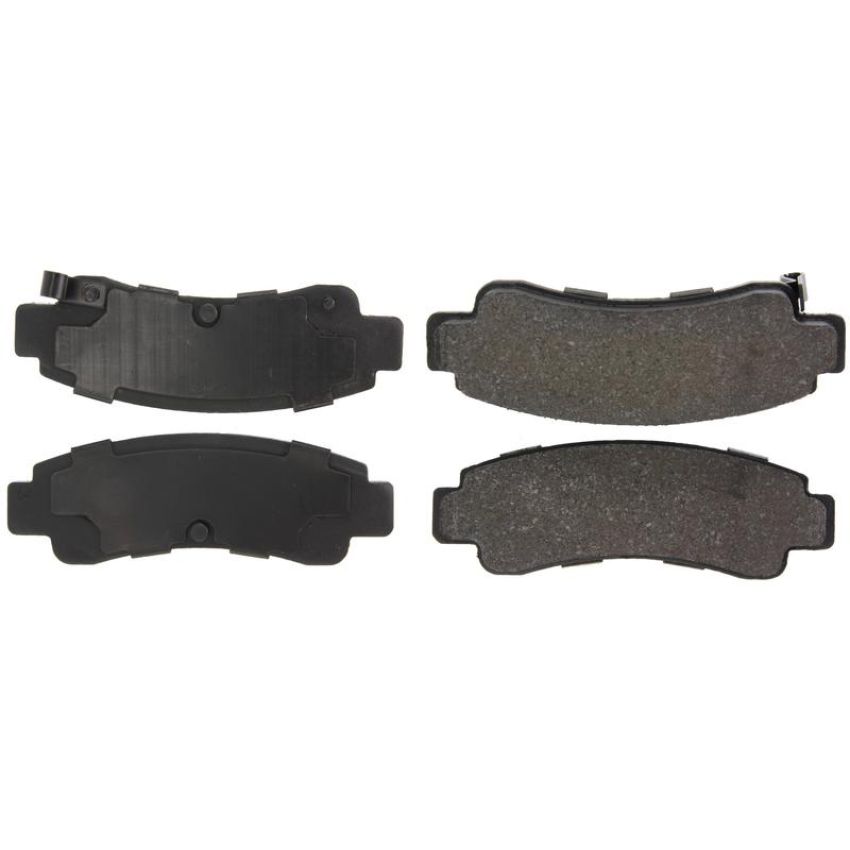 CENTRIC PARTS 102.05110 C-Tek Semi-Metallic Brake Pads with Shims