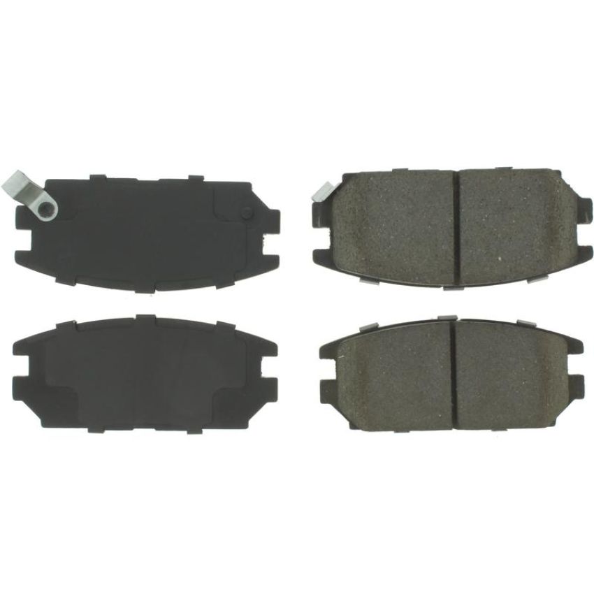 CENTRIC PARTS 102.05320 C-Tek Semi-Metallic Brake Pads with Shims