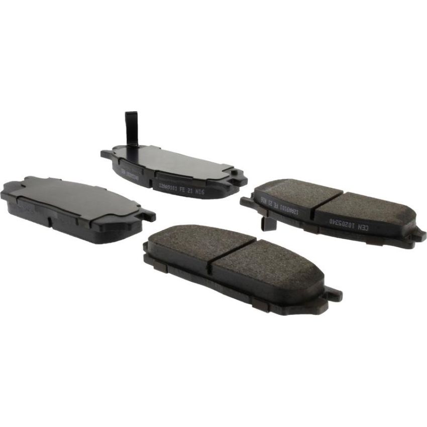 CENTRIC PARTS 102.05340 C-Tek Semi-Metallic Brake Pads with Shims