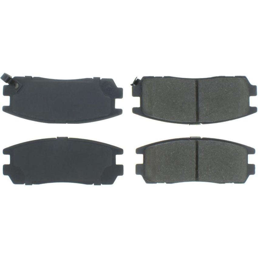 CENTRIC PARTS 102.05800 C-Tek Semi-Metallic Brake Pads with Shims