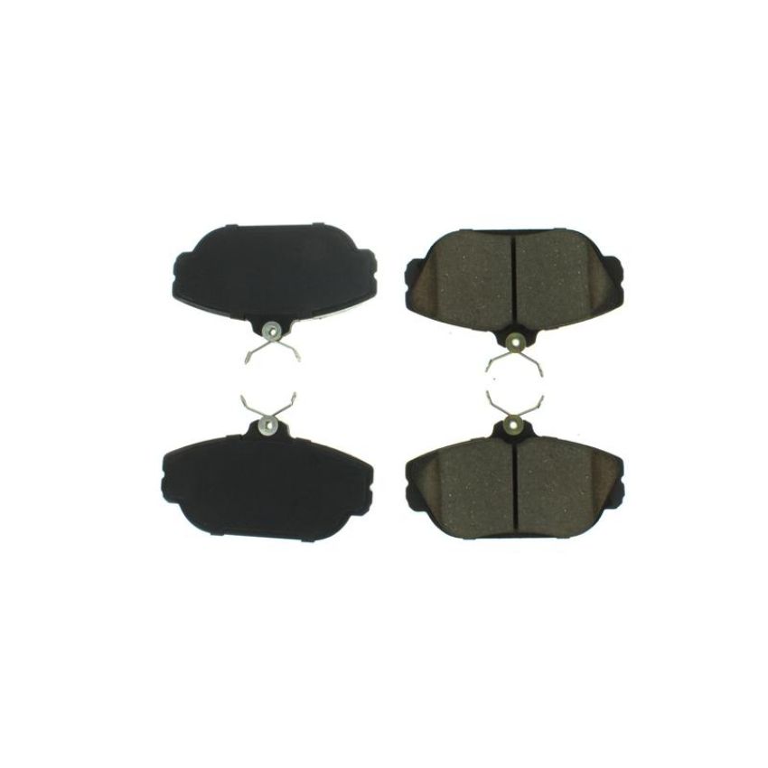 CENTRIC PARTS 102.06010 C-Tek Semi-Metallic Brake Pads with Shims