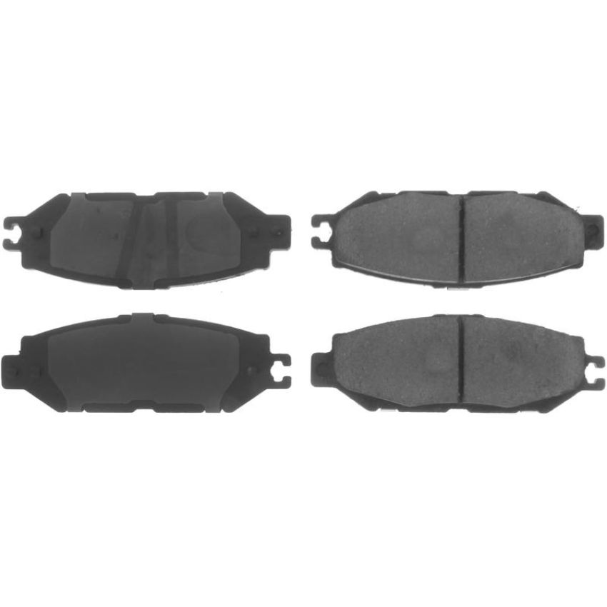 CENTRIC PARTS 102.06130 C-Tek Semi-Metallic Brake Pads with Shims
