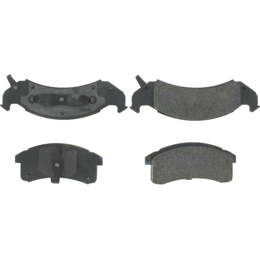 CENTRIC PARTS 102.06230 C-Tek Semi-Metallic Brake Pads with Shims