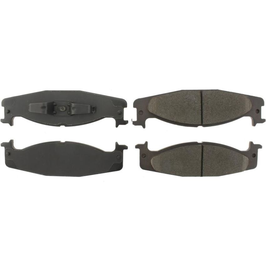 CENTRIC PARTS 102.06320 C-Tek Semi-Metallic Brake Pads with Shims