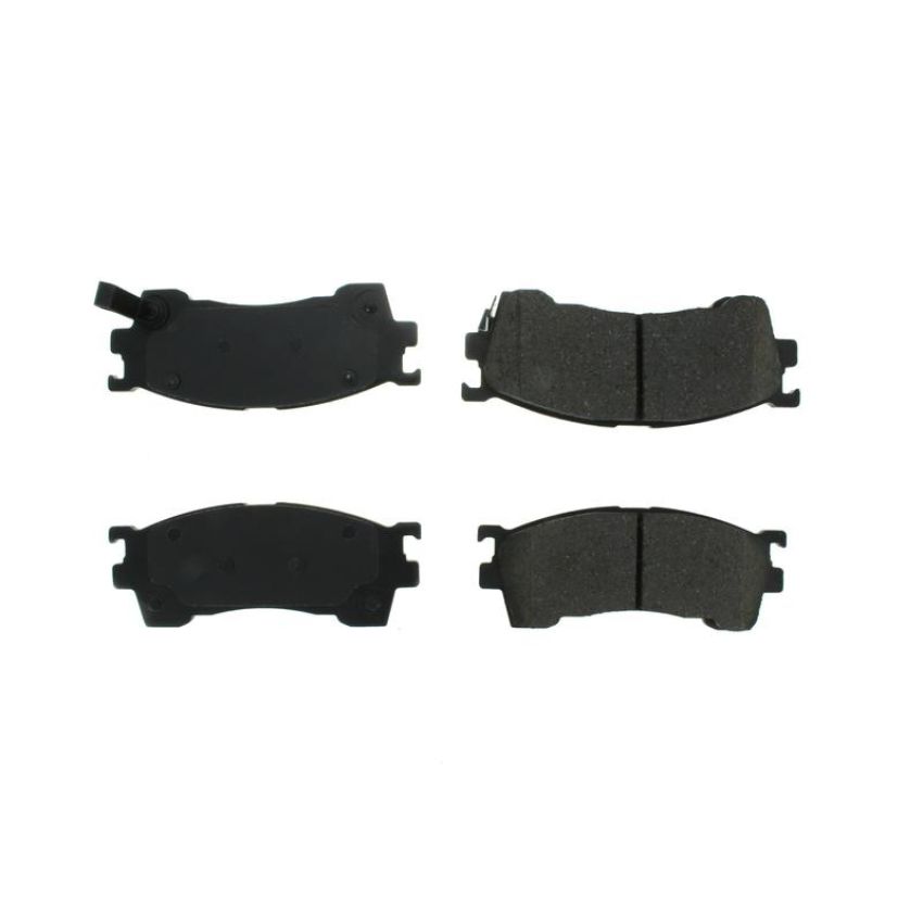 CENTRIC PARTS 102.06370 C-Tek Semi-Metallic Brake Pads with Shims