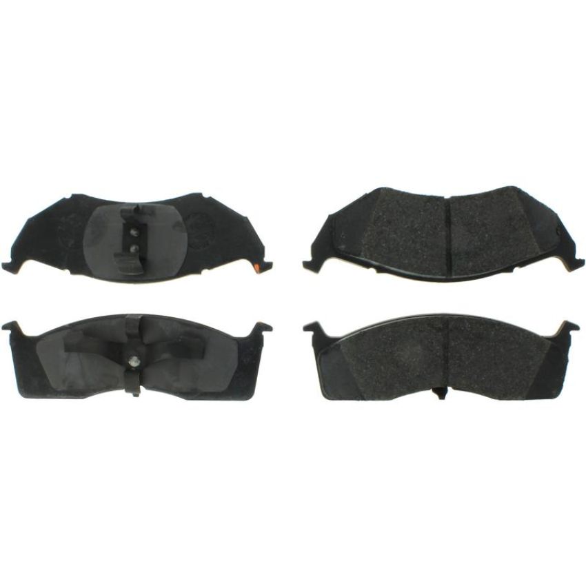 CENTRIC PARTS 102.06420 C-Tek Semi-Metallic Brake Pads with Shims