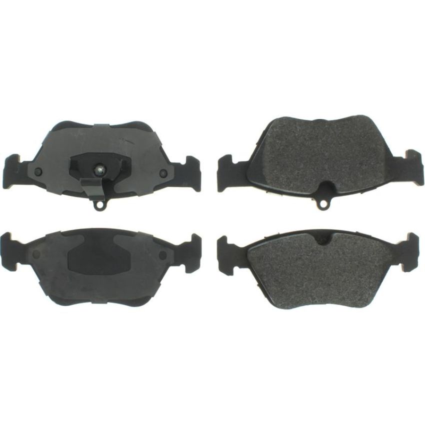 CENTRIC PARTS 102.06440 C-Tek Semi-Metallic Brake Pads with Shims