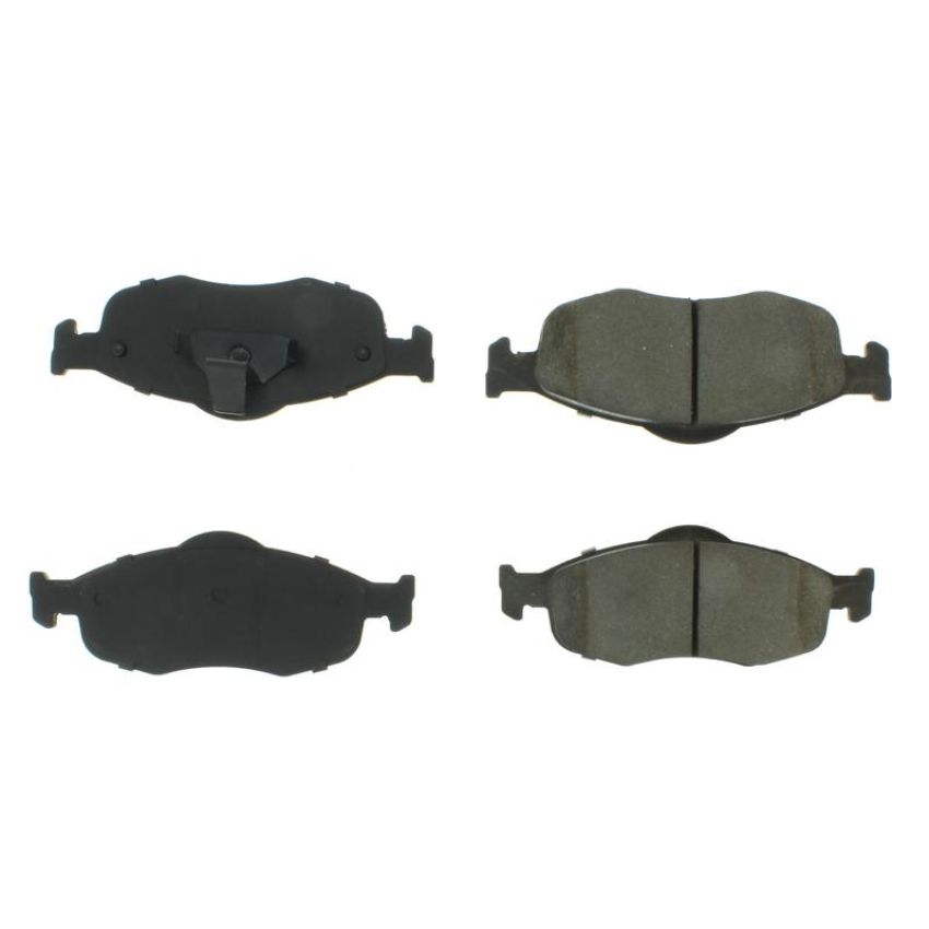 CENTRIC PARTS 102.06480 C-Tek Semi-Metallic Brake Pads with Shims
