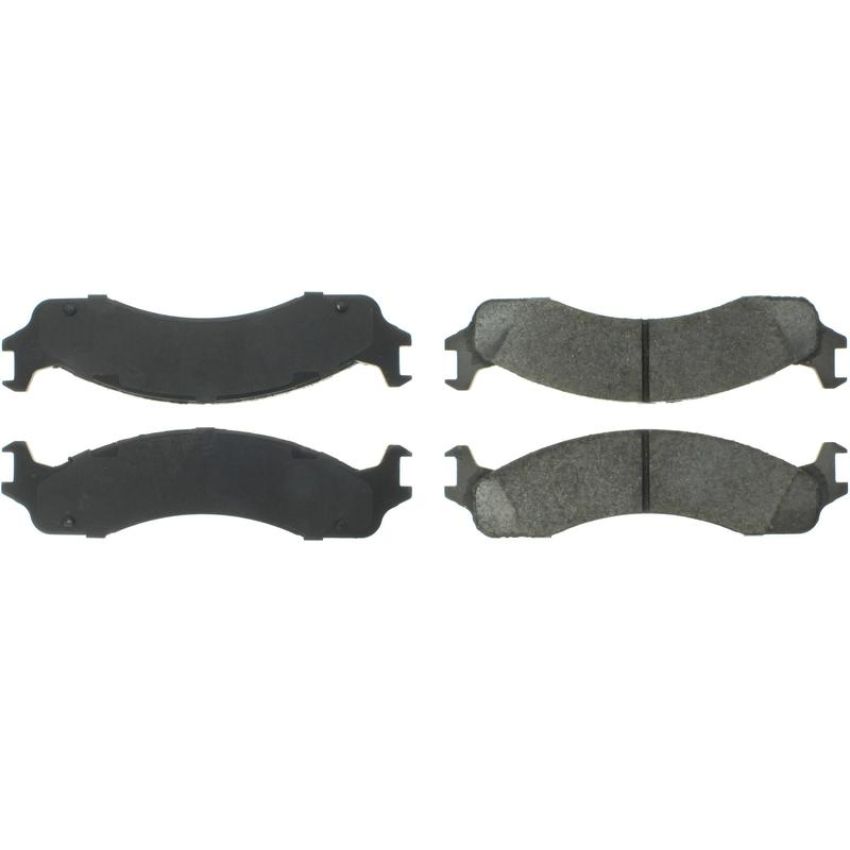 CENTRIC PARTS 102.06550 C-Tek Semi-Metallic Brake Pads with Shims