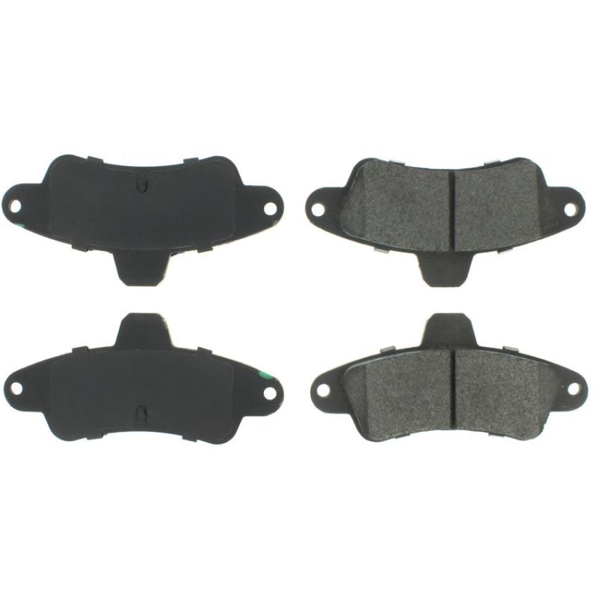 CENTRIC PARTS 102.06610 C-Tek Semi-Metallic Brake Pads with Shims