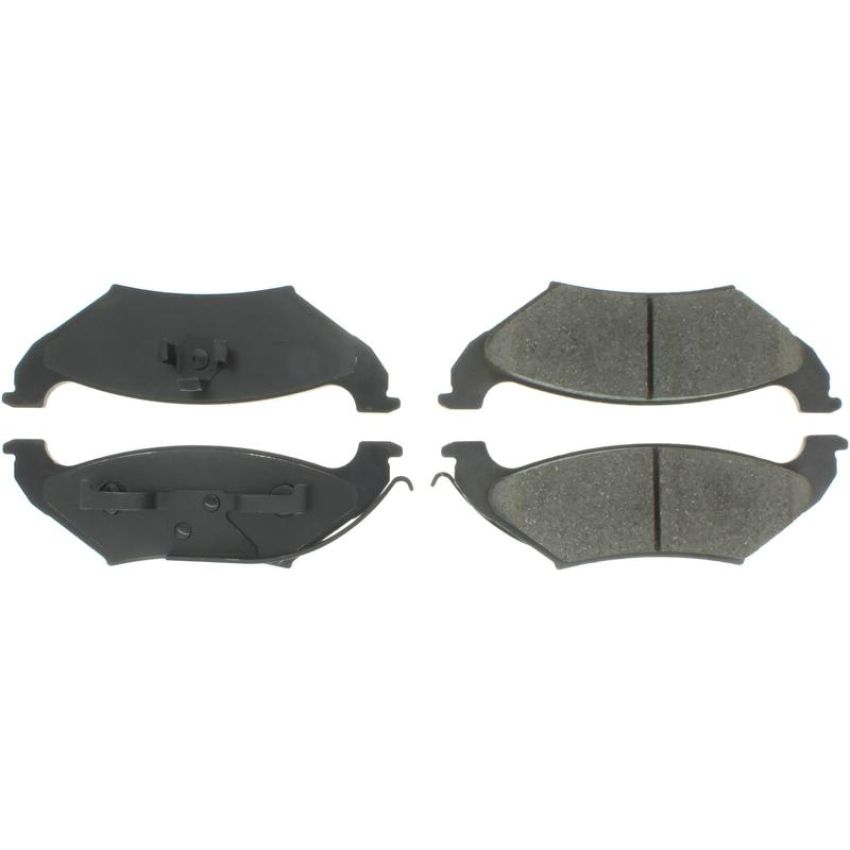 CENTRIC PARTS 102.06620 C-Tek Semi-Metallic Brake Pads with Shims