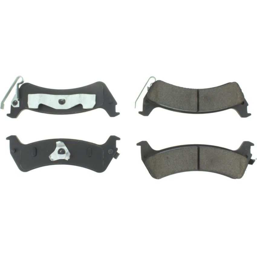 CENTRIC PARTS 102.06660 C-Tek Semi-Metallic Brake Pads with Shims