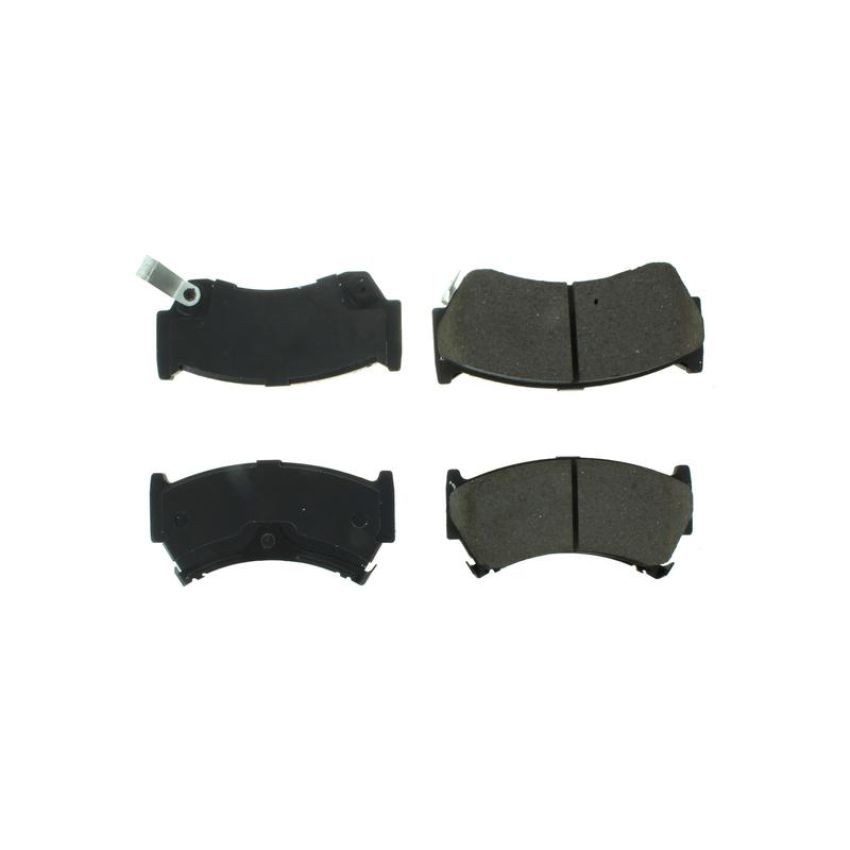 CENTRIC PARTS 102.06680 C-Tek Semi-Metallic Brake Pads with Shims