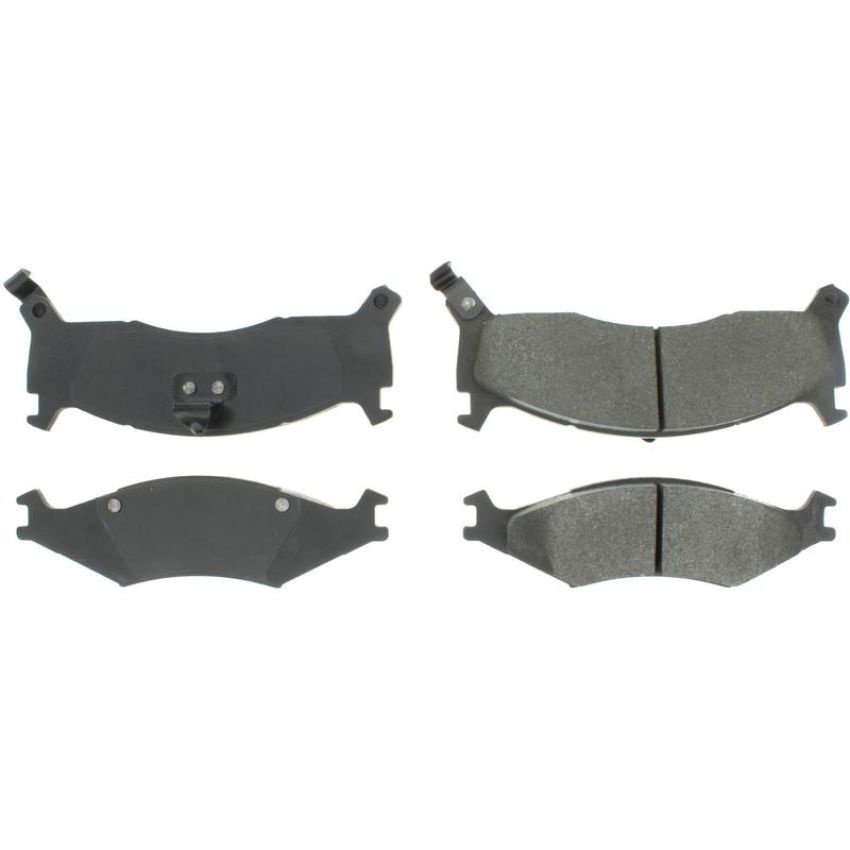 CENTRIC PARTS 102.06700 C-Tek Semi-Metallic Brake Pads with Shims