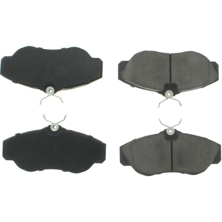CENTRIC PARTS 102.06760 C-Tek Semi-Metallic Brake Pads with Shims