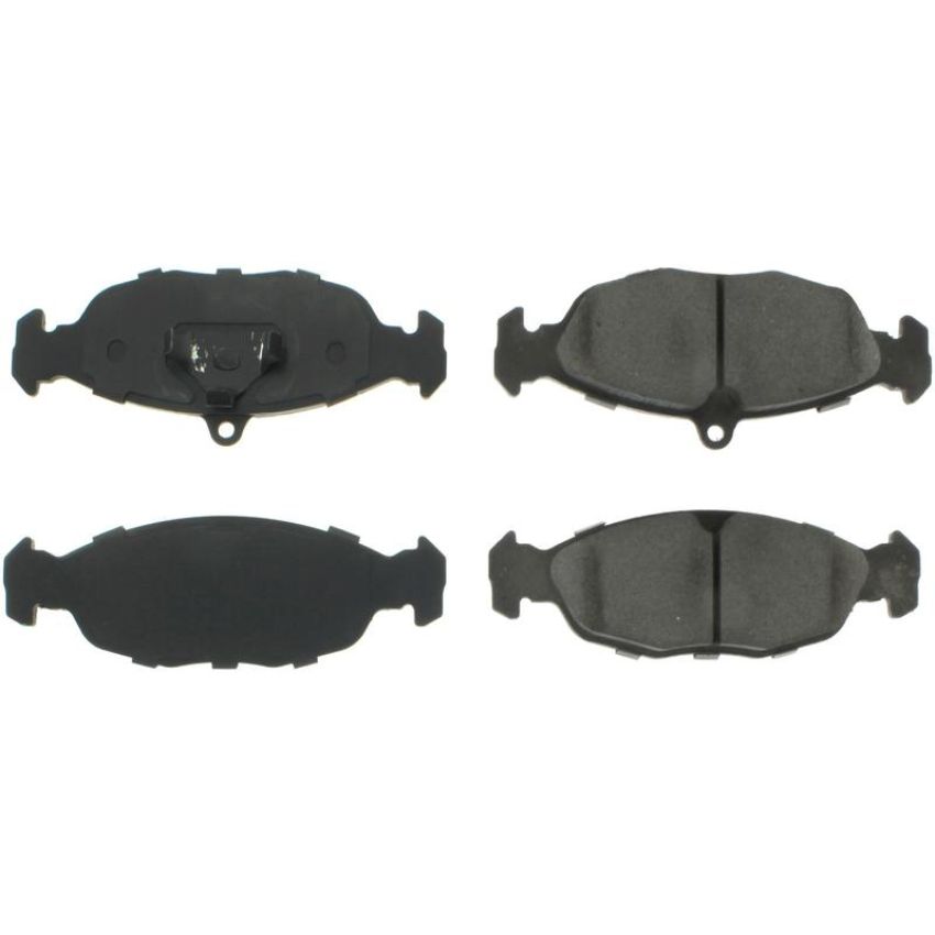 CENTRIC PARTS 102.06880 C-Tek Semi-Metallic Brake Pads with Shims