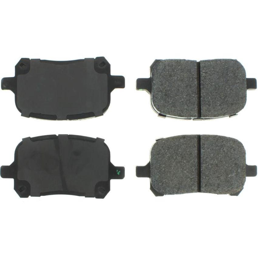 CENTRIC PARTS 102.07070 C-Tek Semi-Metallic Brake Pads with Shims