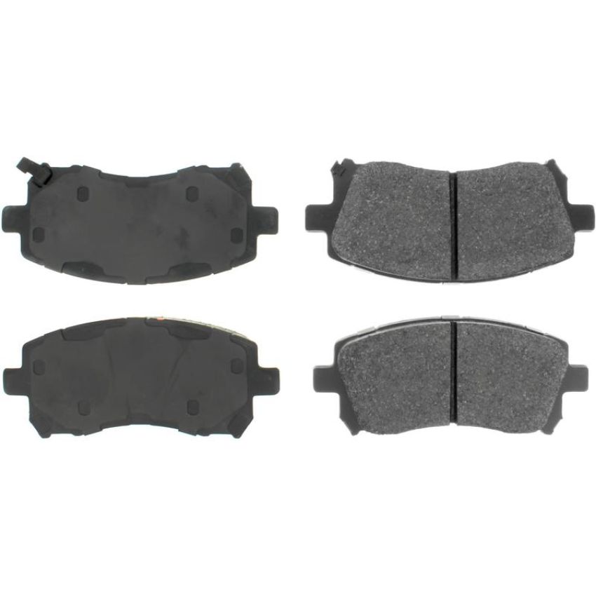 CENTRIC PARTS 102.07210 C-Tek Semi-Metallic Brake Pads with Shims