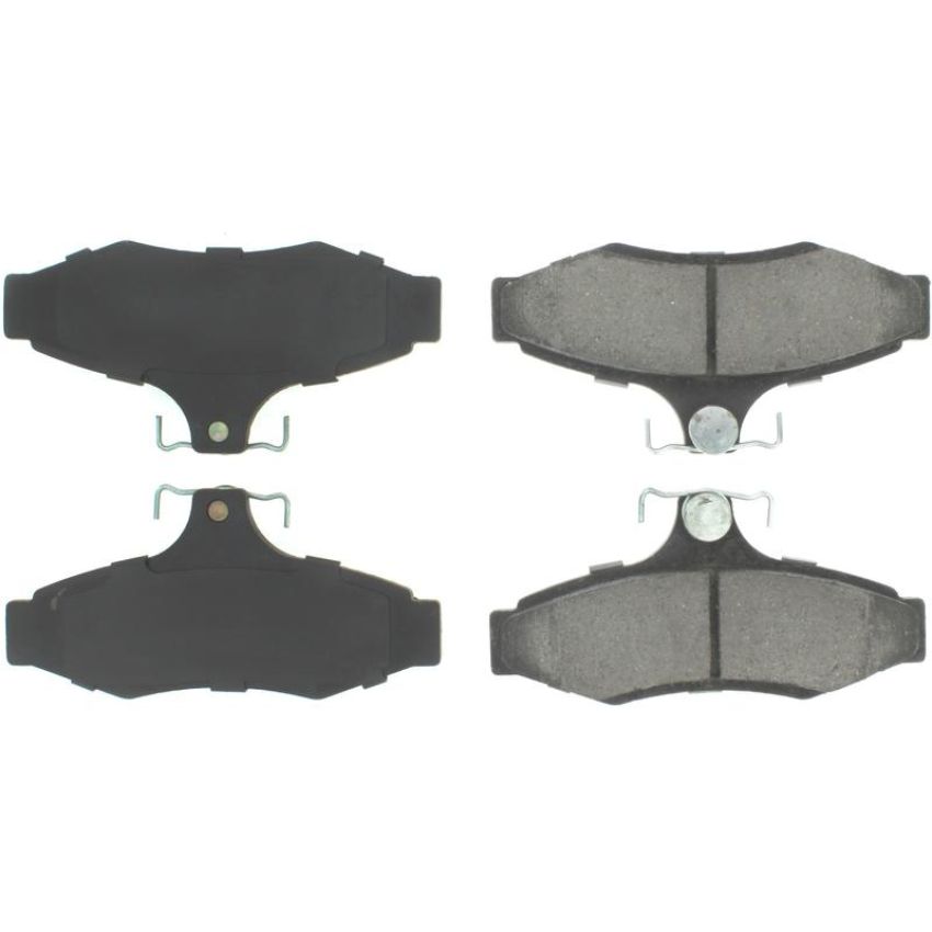 CENTRIC PARTS 102.07240 C-Tek Semi-Metallic Brake Pads with Shims