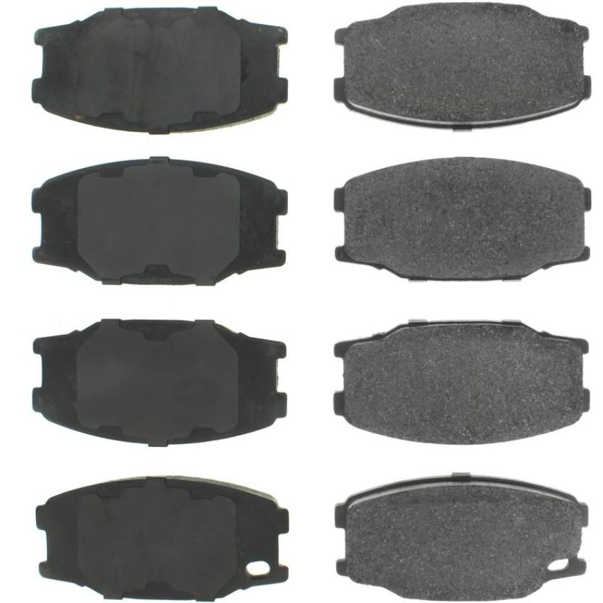 CENTRIC PARTS 102.07340 C-Tek Semi-Metallic Brake Pads with Shims