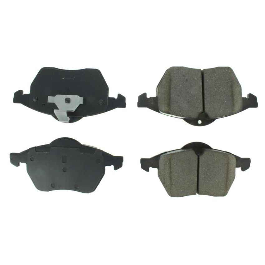 CENTRIC PARTS 102.07360 C-Tek Semi-Metallic Brake Pads with Shims