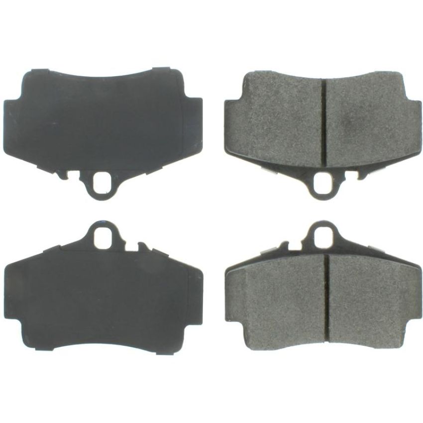 CENTRIC PARTS 102.07380 C-Tek Semi-Metallic Brake Pads with Shims