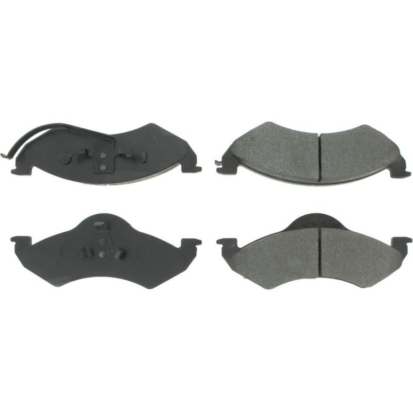 CENTRIC PARTS 102.07460 C-Tek Semi-Metallic Brake Pads with Shims